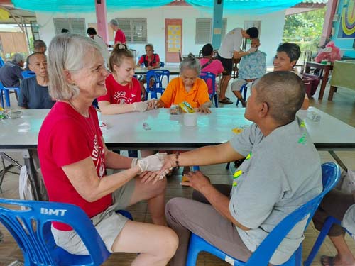 Helping each other Helping each other