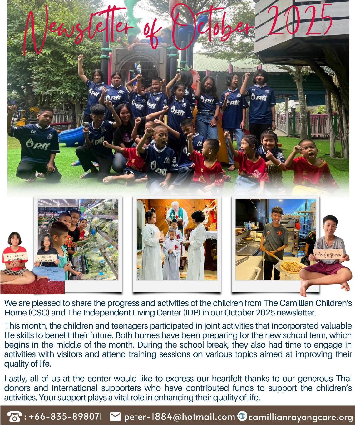 Newsletter October 2025 page 1